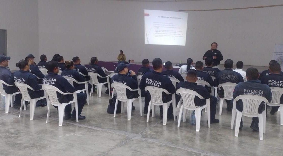 Recibe Guardia Estatal curso de Derechos Humanos y Seguridad Pública