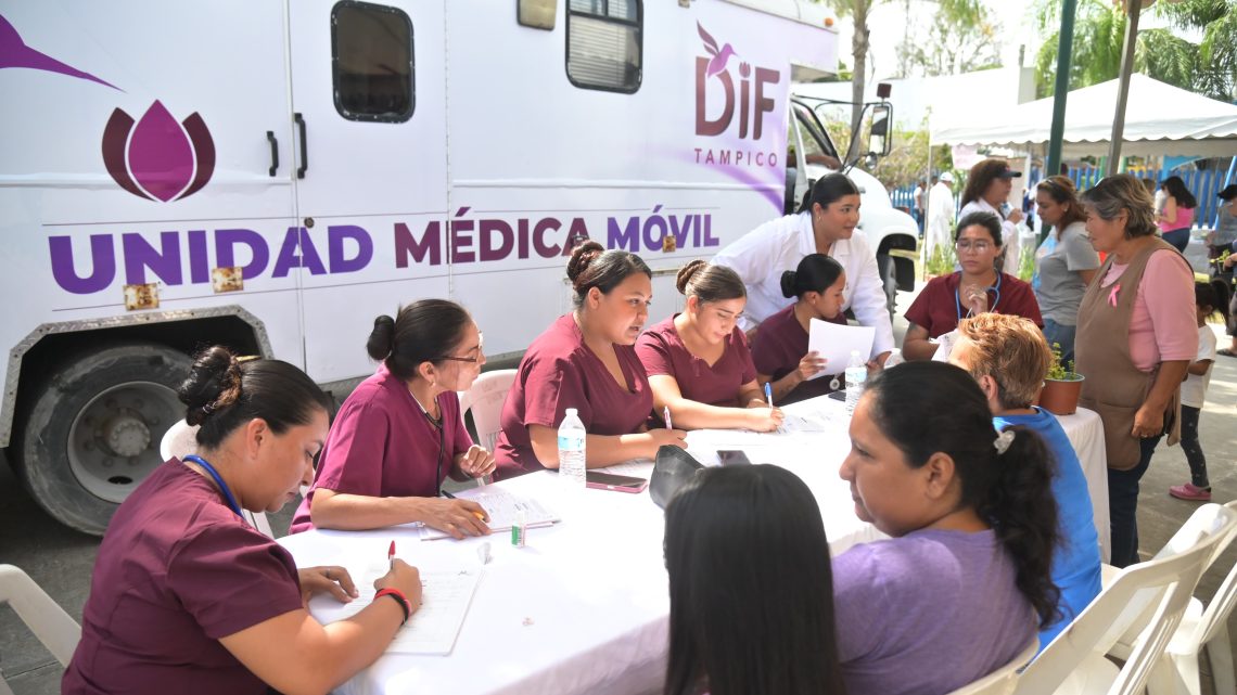 Clínica Móvil del DIF Tampico Atenderá en colonias Tancol y Pescadores