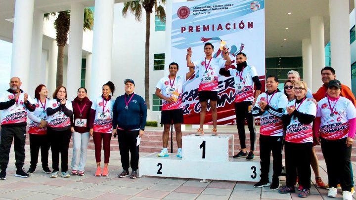 Congreso de Tamaulipas impulsa el deporte y la unión familiar con exitosa Carrera 5K