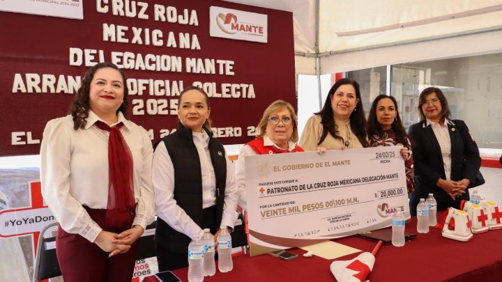 Arranca Patty Chío colecta Anual de la Cruz Roja
