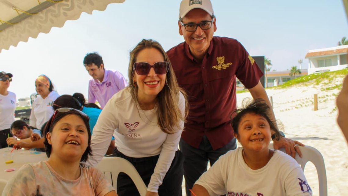 Dunia y Erasmo refrendan compromiso con las niñas, niños y jóvenes con discapacidad