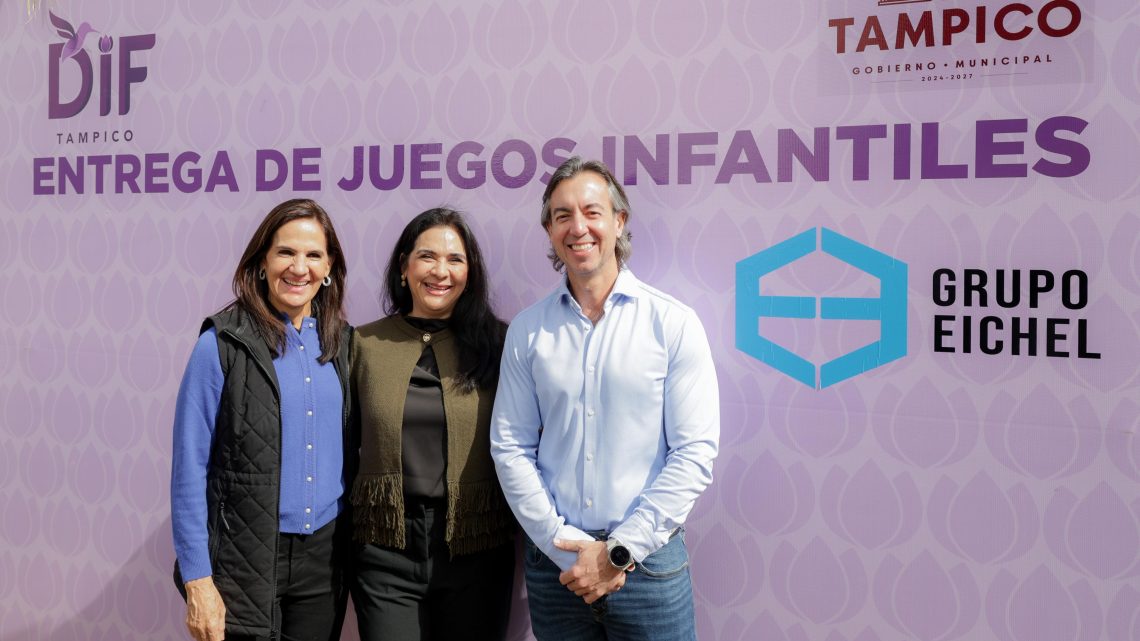 Inaugura Mónica Villarreal Anaya nueva Área de Juegos en el Centro de Desarrollo de la Colonia Morelos