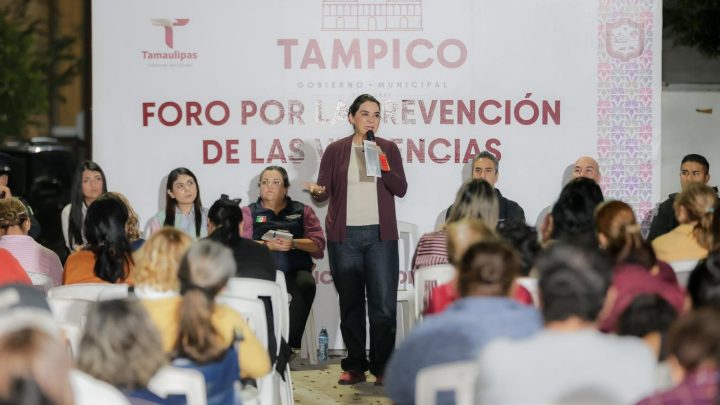 En Tampico se Fortalecen Programas de Seguridad Pública y Bienestar Social: Mónica Villarreal