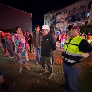 Respalda Armando Martínez a afectados por explosión en fraccionamiento Olivos II