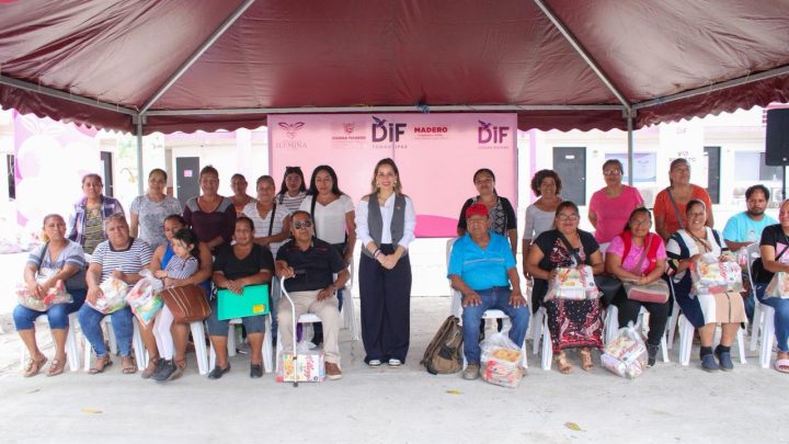 Entrega DIF Ciudad Madero apoyos alimenticios a familias de escasos recursos