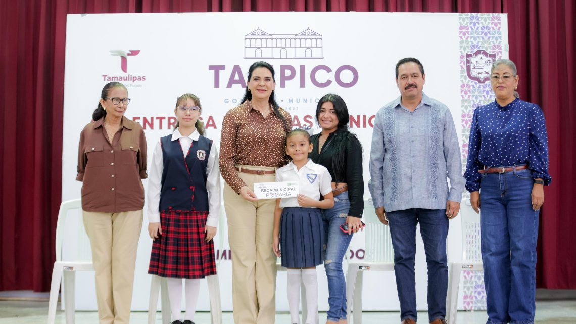 Supera Gobierno de Tampico los 1.3 millones de pesos en programa de becas