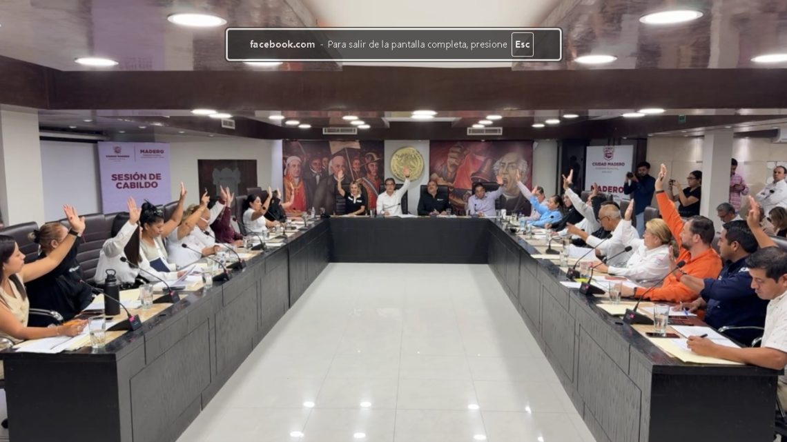 Histórico presupuesto de egresos de más de mil millones de pesos fue aprobado por Cabildo de Ciudad Madero