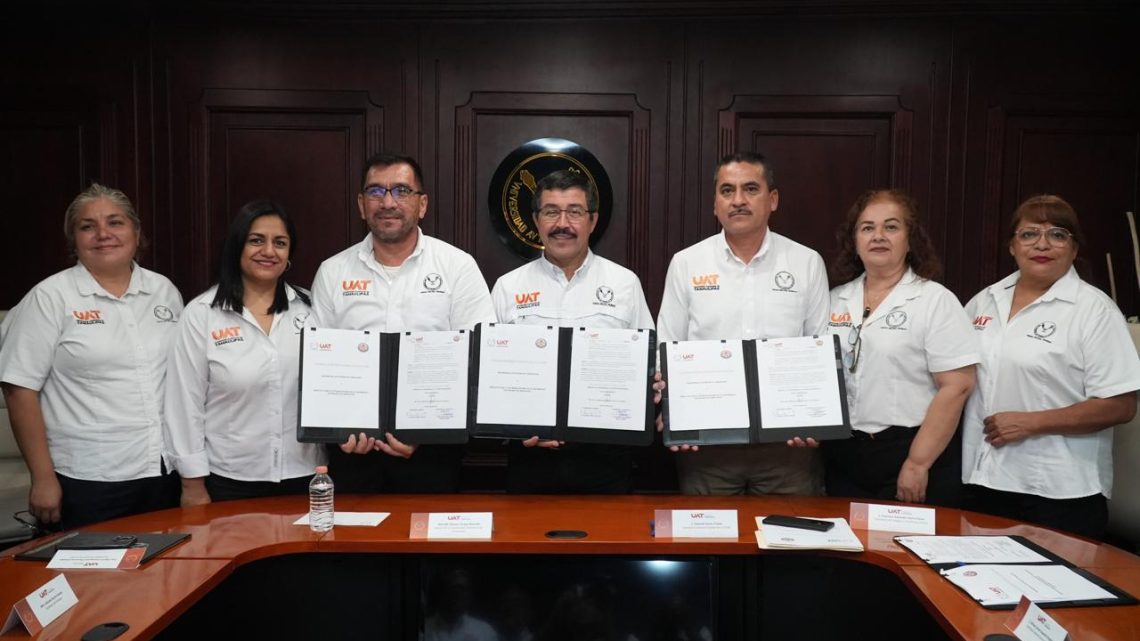 La UAT y el SUTUAT firman convenio de revisión salarial 2026