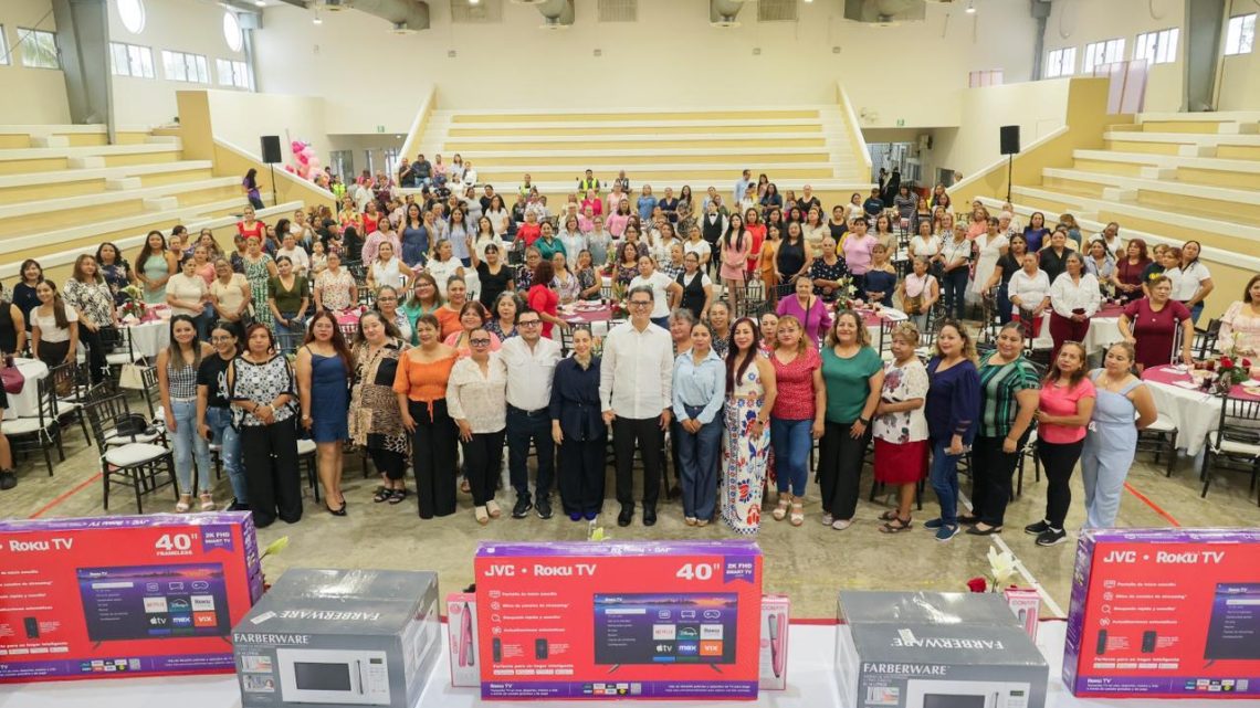 Gobierno de Ciudad Madero y DIF respaldan festejo del SUTSHA por el Día de las Madres