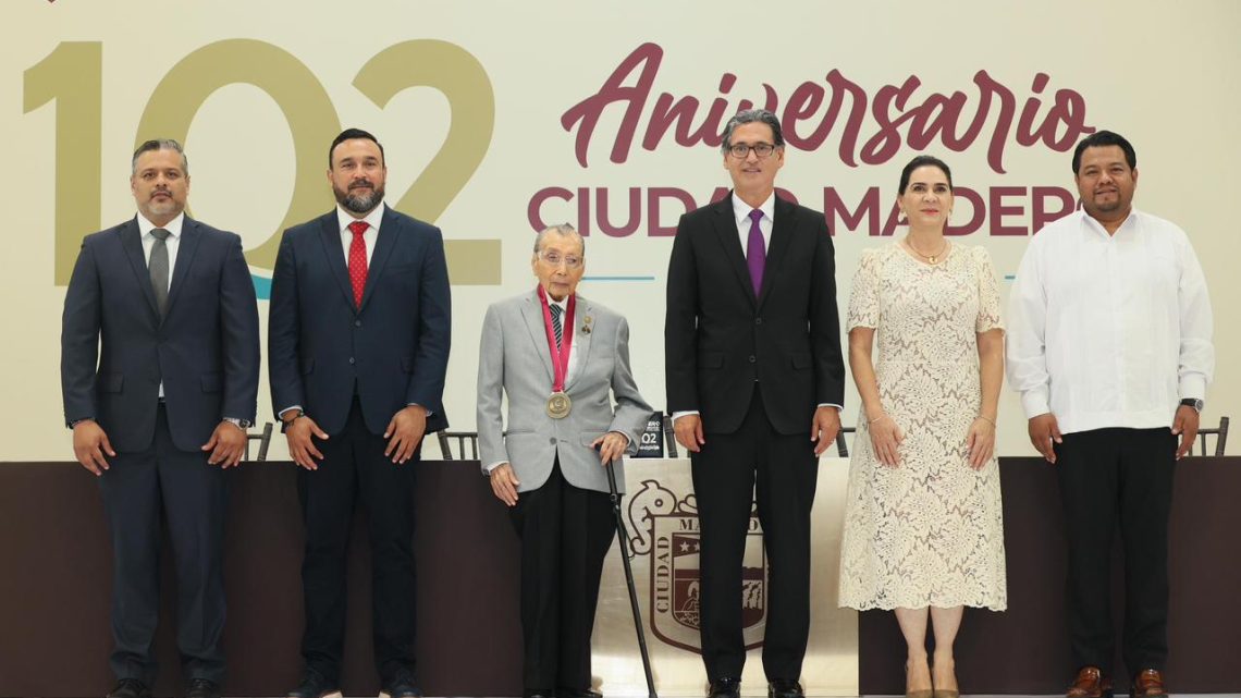 Encabeza Erasmo González Robledo celebración histórica por el 102 aniversario de Ciudad Madero