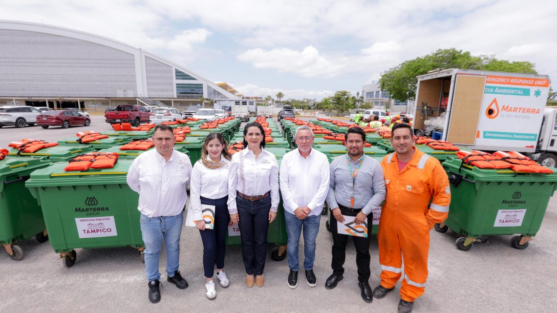 Tampico avanza en servicios públicos con equipamiento y coordinación empresarial