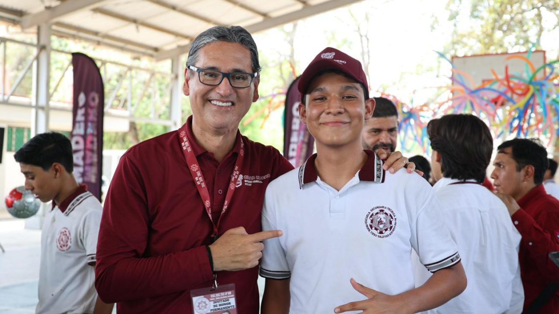 Erasmo González Robledo impulsa obras, educación y programas para jóvenes en intensa jornada de trabajo en Ciudad Madero