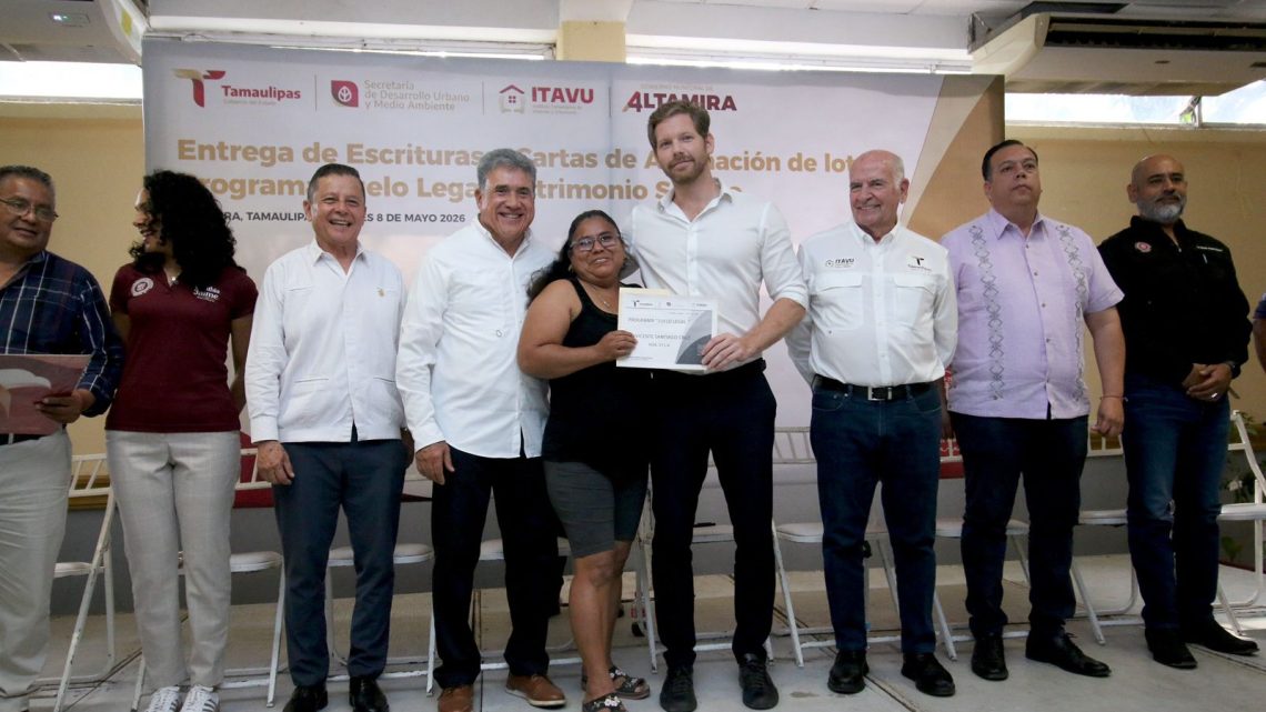 Transforman años de espera en certeza legal para familias de Altamira