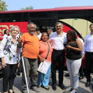Pone en marcha Américo histórica modernización del transporte público en Tamaulipas