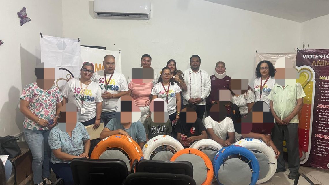 Adolescentes en conflicto con la Ley Penal elaboran y donan camas para mascotas con material reciclado