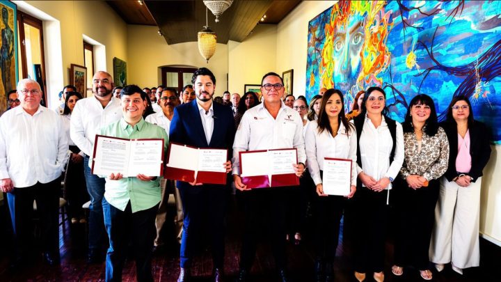 Firman SIPINNA Tamaulipas e INJUVE convenio para fortalecer derechos y participación adolescente